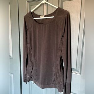 ATHLETA Women’s Medium Black Athletic Top Long Sleeved